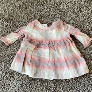 Plaid Baby Gap top